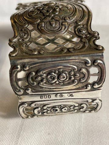 Rond de serviette - Argent 800, Antiek en Kunst