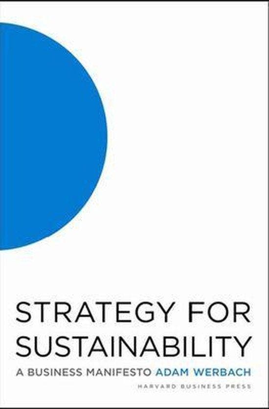 Strategy For Sustainability A Business M 9781422177709, Boeken, Taal | Engels, Gelezen, Verzenden