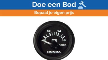 Bieden: Honda Marine Analog Voltmeter 10-16V for Battery Mo, Ophalen of Verzenden, Nieuw