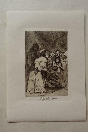 Francisco De Goya (1746-1828) - Caprichos Blatt #58, Antiquités & Art