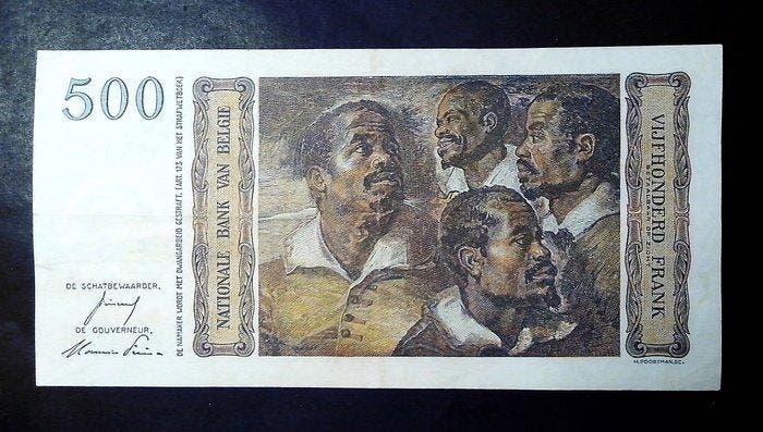 Belgique. - 500 Francs - 29.10.1953 - Pick 130 (Sans prix de, Postzegels en Munten, Bankbiljetten | Europa | Niet-Eurobiljetten