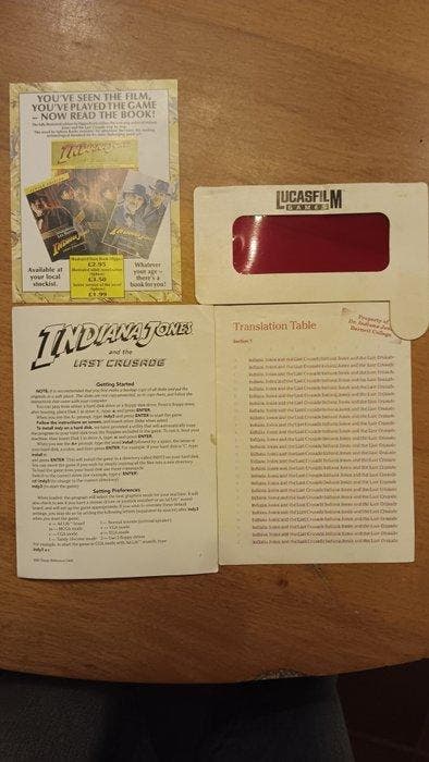 Lucasfilm - Big Box PC - Indiana Jones and the Last Crusade, Consoles de jeu & Jeux vidéo, Consoles de jeu | Accessoires Autre