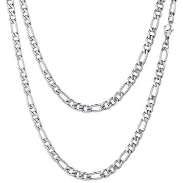 Fako Bijoux - Schakelketting Figaro - Staal - RVS - Figaro, Verzenden, Nieuw