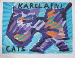 Karel Appel (1921-2006) - Happy Cat, Antiquités & Art