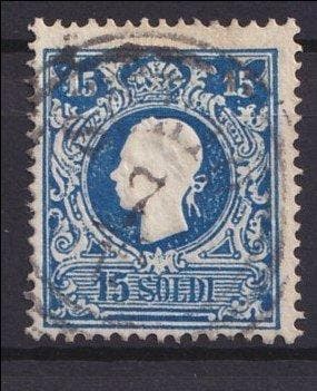Italiaanse oude staten - Lombardije Venetië 1854/1858 -, Gestempeld