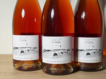 2009 Vincent Couche - Champagne - 3 Flessen (0.75 liter), Verzamelen, Nieuw