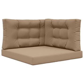 Coussin banc 80x80cm Taupe - Retour client - 39% de remise, Verzenden, Nieuw
