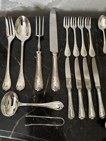 Christofle - Bestekset (37) - Marly - Verzilverd