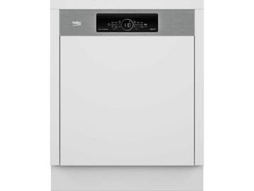 Beko BDSN3844M0X - Semi-inbouw Vaatwasser - 14 Couverts - 43, Elektronische apparatuur, Vaatwasmachines, Verzenden, Zo goed als nieuw
