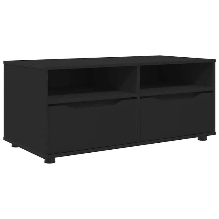 Zwarte TV-kast | Retour deal | Sla je slag (tv-meubel), Huis en Inrichting, Kasten |Televisiemeubels, 25 tot 50 cm, Zo goed als nieuw