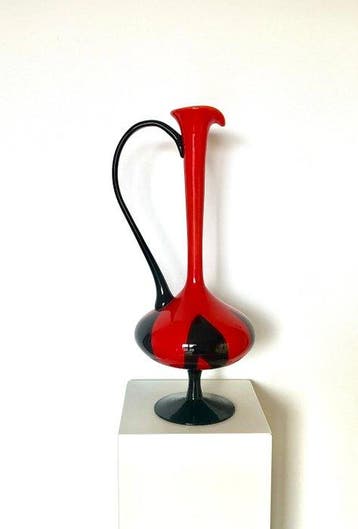 Vase - Vitrail - Vase XL, style romain – verre coloré