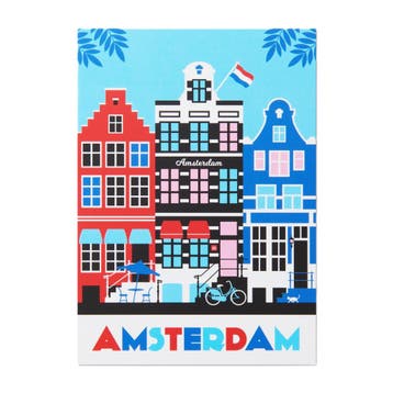 A6 postcard Amsterdam Canal Houses Keizersgracht, Divers, Ophalen of Verzenden