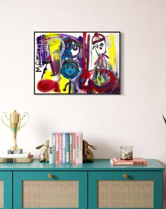 Matto - Matto shoe - NO RESERVE, Antiek en Kunst, Kunst | Schilderijen | Modern