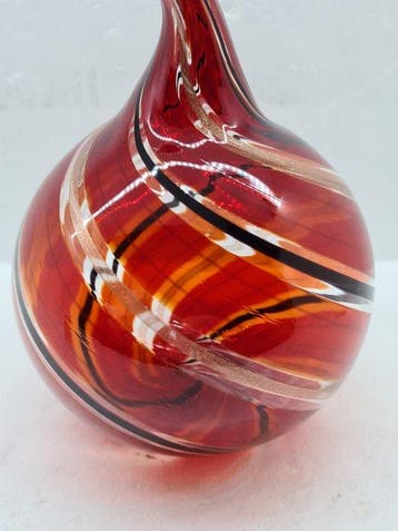 F&M Ballarin - Vase - Verre, Antiquités & Art