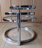 Salontafel - Glas, Metaal - Salontafel vervaardigd van, Antiek en Kunst