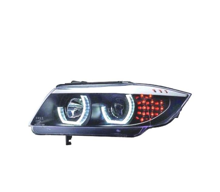 PHARES BMW E90 E91 08-12 3D ANGEL EYES FULL LED, Autos : Pièces & Accessoires, Éclairage, Envoi