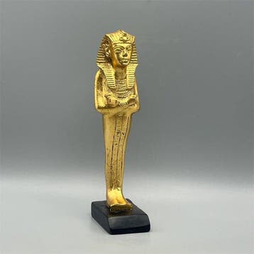 Replica van het oude Egyptische Ushabti met hiërogliefen