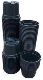Kweekpotten Rond Zwart Ø9 cm x 7 cm pak ca. 25 stuks, Nieuw