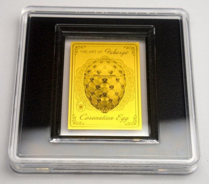 Tsjaad. 5000 Francs 2022 The Art of Faberge - Coronation Egg, Postzegels en Munten, Munten | Europa | Niet-Euromunten