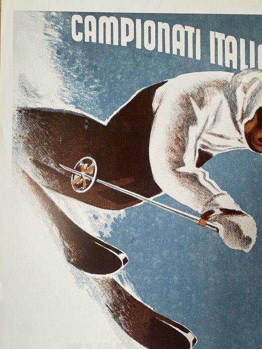 Lenhart - Clouet - Campionati Italiani Assoluti di Sci, Antiek en Kunst, Kunst | Tekeningen en Fotografie