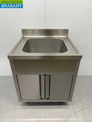 RVS  Spoeltafel Spoelbak klapdeuren Premium-line 70 cm, Ophalen of Verzenden, Nieuw in verpakking