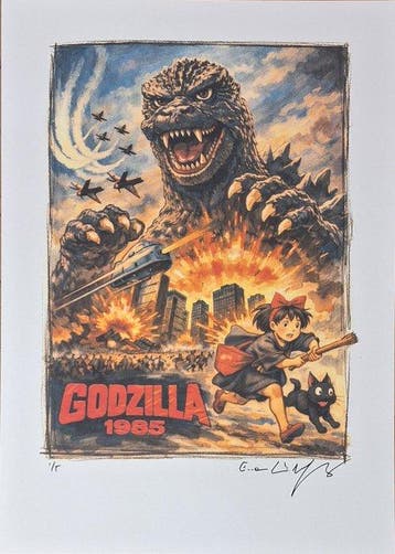 Emma Wildfang - Jiji - Remixed Icons-after„Godzilla movie