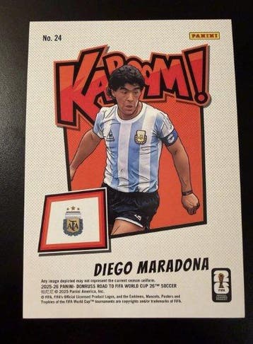 2026 Panini Donruss FIFA Diego Maradona #24 - KABOOM Jumbo -