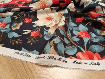 Zuivere zijde E 589 maat 5,90x1,40 m - Textiel - 590 cm -