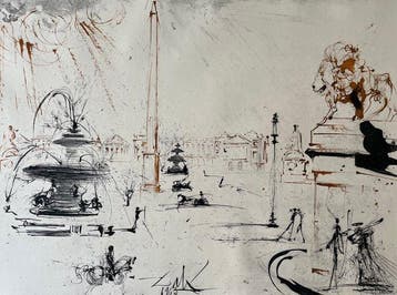 Salvador Dali (1904-1989) - Place de la Concorde, Paris