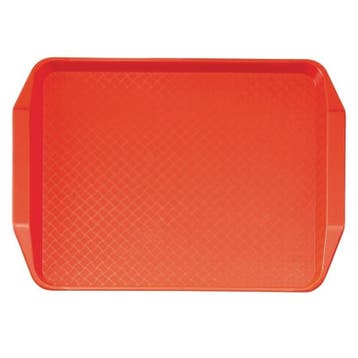 Dienblad | Polypropyleen | Rood | Antislip | Stapelbaar |, Verzenden, Nieuw in verpakking