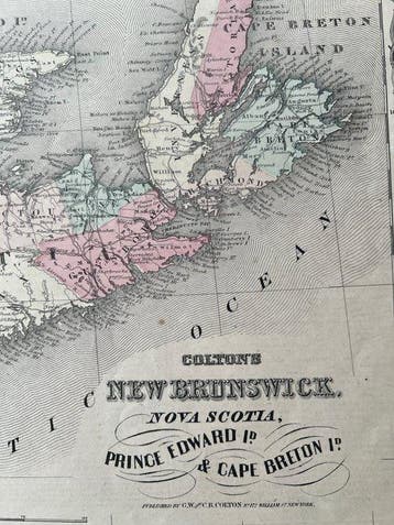 Verenigde Staten - Nieuw-Brunswijk, Nova Scotia, Prince, Nieuw