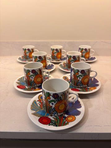 Villeroy & Boch - Christine Reuter - Kop en schotel (16) -, Antiek en Kunst
