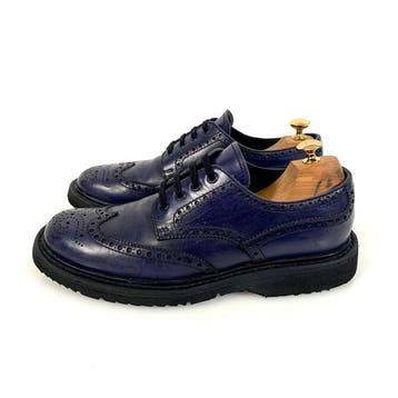 Prada Brogue Sneaker PA 312F Blue UK 9 - Sneakers - Maat: EU