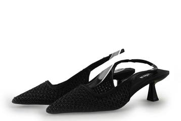 Sacha Slingbacks in maat 38 Zwart, Kleding | Dames, Verzenden, Zwart, Zo goed als nieuw, Sacha