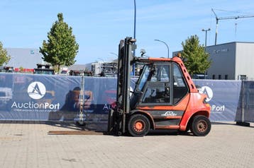 Veiling: Heftruck Linde H70D-03 Diesel 7000kg 4.45m 2004, Ophalen