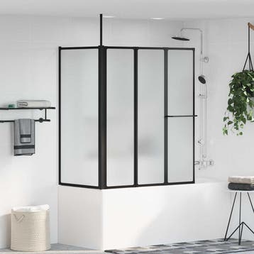 vidaXL Douchescherm Wit 120 x 70 x 137 cm Aluminium, Doe-het-zelf en Bouw, Verzenden, Nieuw