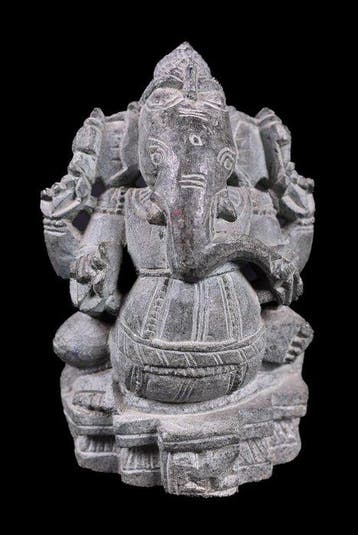 Ganesha - Pierre - Inde - Début du XXe siècle