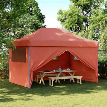 vidaXL Partytent inklapbaar pop-up met 4 zijwanden, Verzenden, Nieuw