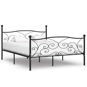 Bedframe 180x200 zwart - Tweede kansje, OP = OP!, Huis en Inrichting, Gebruikt, Verzenden, Zwart, Tweepersoons