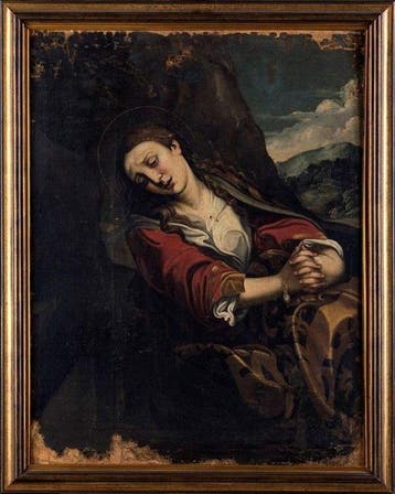 Scipione Pulzone (1554-1598), circle of - Mary Magdalene at, Antiek en Kunst