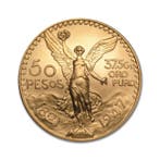 Gouden 50 pesos munt Mexico
