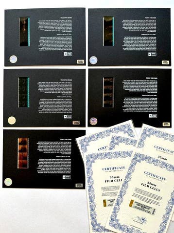 Wes Anderson – Rare Set of 5 Mounted 35mm Film Cells –, Verzamelen, Nieuw