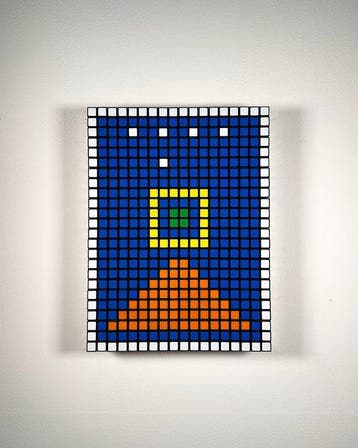 Giovanni Contardi - Rubiks Cube Mosaic - San Francesco