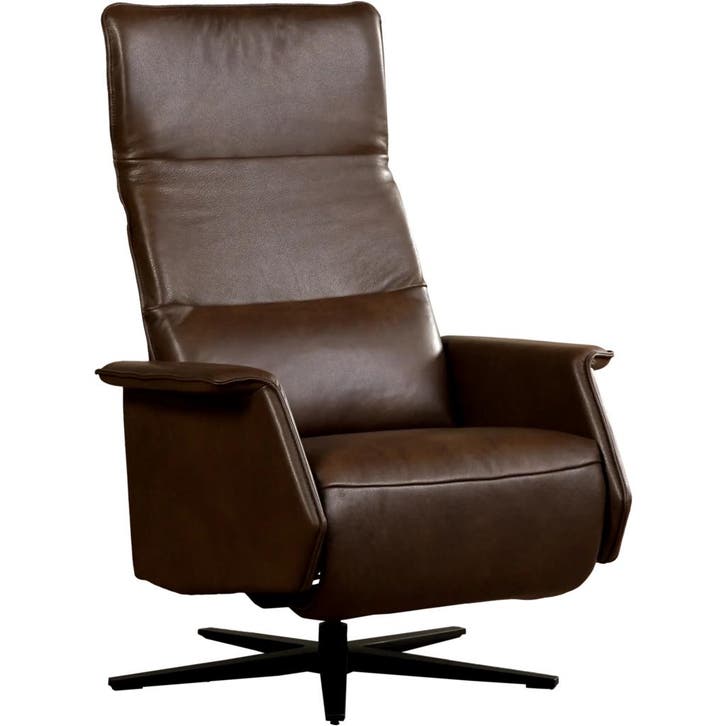 Leren relaxfauteuil Mojo - Granada Chocolate (bruin) -, Maison & Meubles, Fauteuils, Enlèvement ou Envoi