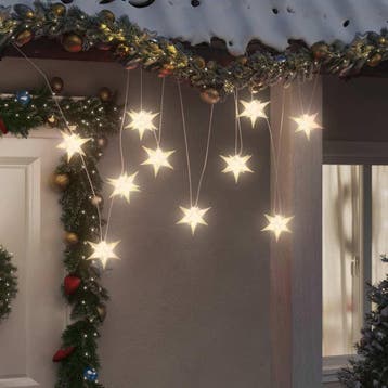 vidaXL Kerstlamp 10 LEDs 10 cm wit, Verzenden, Nieuw
