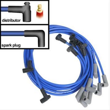 Blauwe bougiekabels GM set, Ophalen of Verzenden