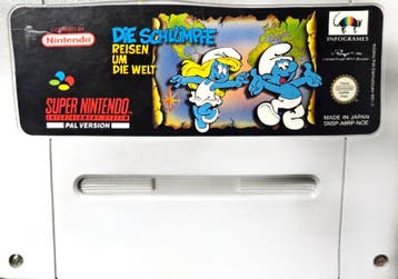 De Smurfen Travel the World duits (SNES tweedehands game), Ophalen of Verzenden, Nieuw