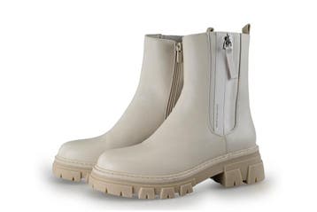 Mexx Enkellaarzen in maat 38 Beige, Kleding | Dames, Mexx, Verzenden, Beige, Lage of Enkellaarzen