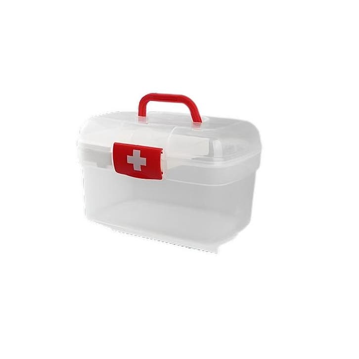 Medicijn EHBO Opbergdoos Groot - Doos Kist - Box Koffer - Op, Verzamelen, Overige Verzamelen, Verzenden