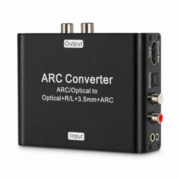 DrPhone ARC19 HDMI ARC Audio Converter – Optisch, RCA en 3,5, Verzenden, Nieuw